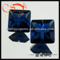 square shape cross cut top blue sapphire(SPSQ0009-8X8mm#34)